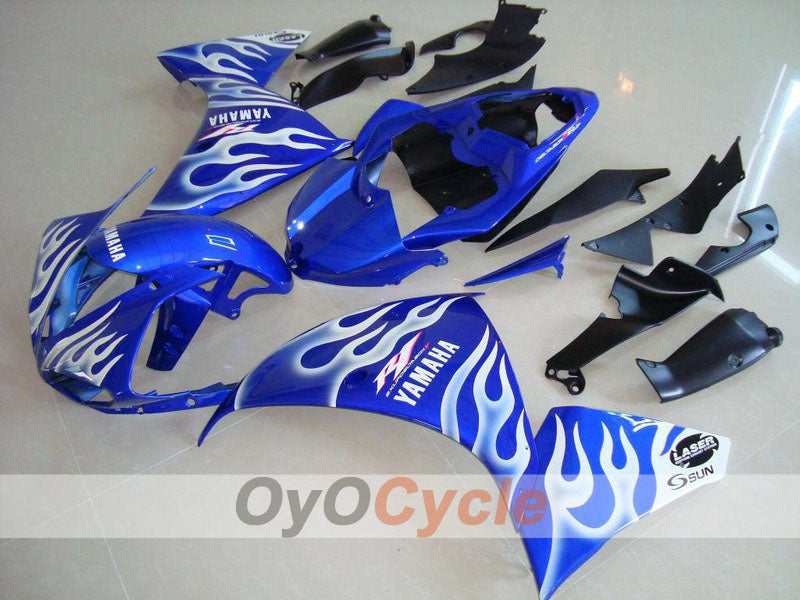 Kit de carénage à injection pour YZF-R1 09-11 - Bleu, blanc - Flamme #OYO87900888 Image principale du produit