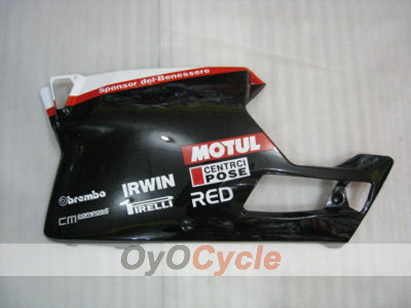 Kit de carénage injecté pour Ducati 999 05-06 - Blanc, Noir - Sterilgarda #OYO87902378