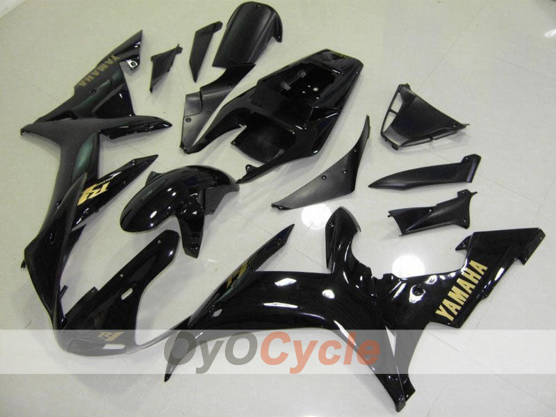 Kit de carénage à injection pour YZF-R1 02-03 - Noir - Style d'usine #OYO87900806