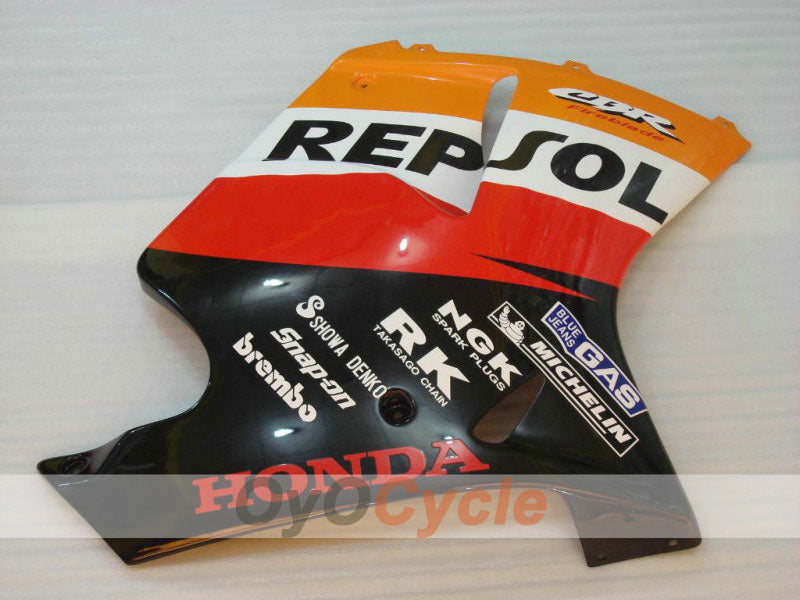 Kit de carénages à injection pour CBR1100XX 96-07 - Rouge, noir - Repsol #OYO87902816