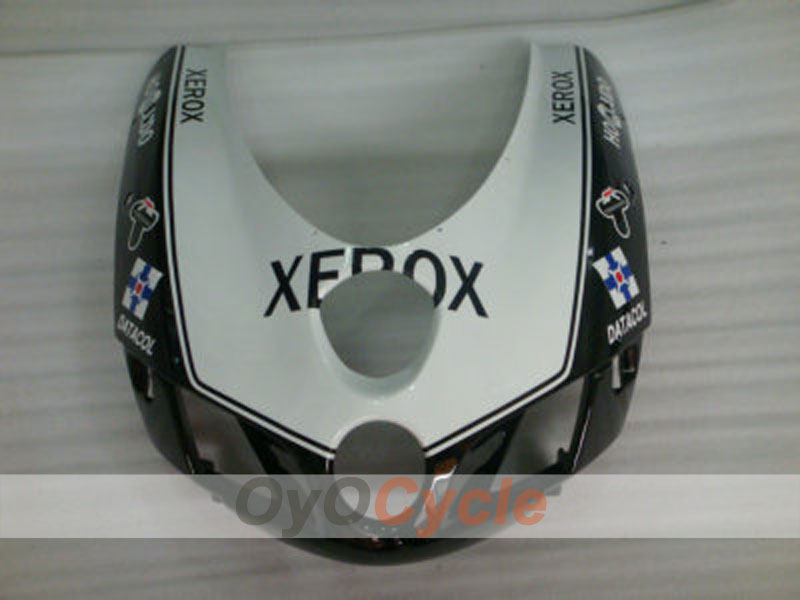 Kit de carénage à injection pour Ducati 749 05-06 - Blanc, Noir - Xerox #OYO87902165