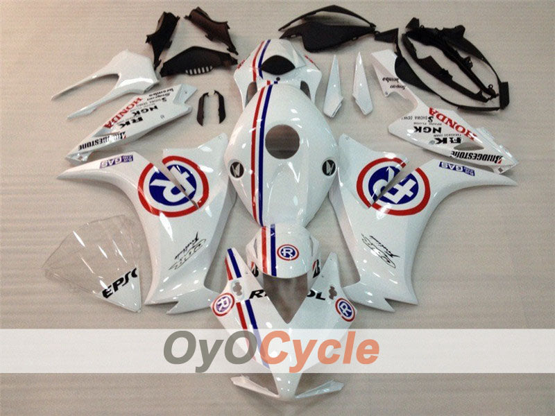 Kit de carénage injecté pour CBR1000RR 12-16 - Rouge, blanc - RK #OYO87900733 Image principale du produit