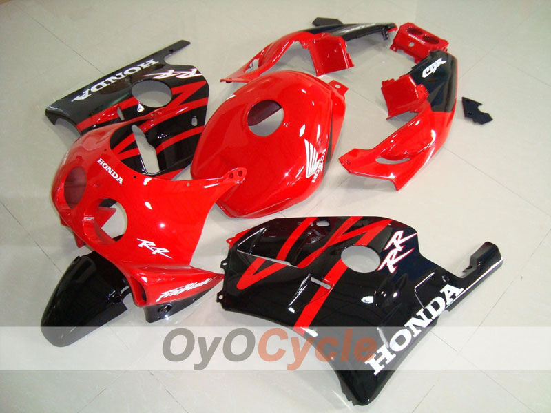 Kit de carénages à injection pour CBR250RR 90-94 - Rouge, Noir - Fireblade #OYO87902918
