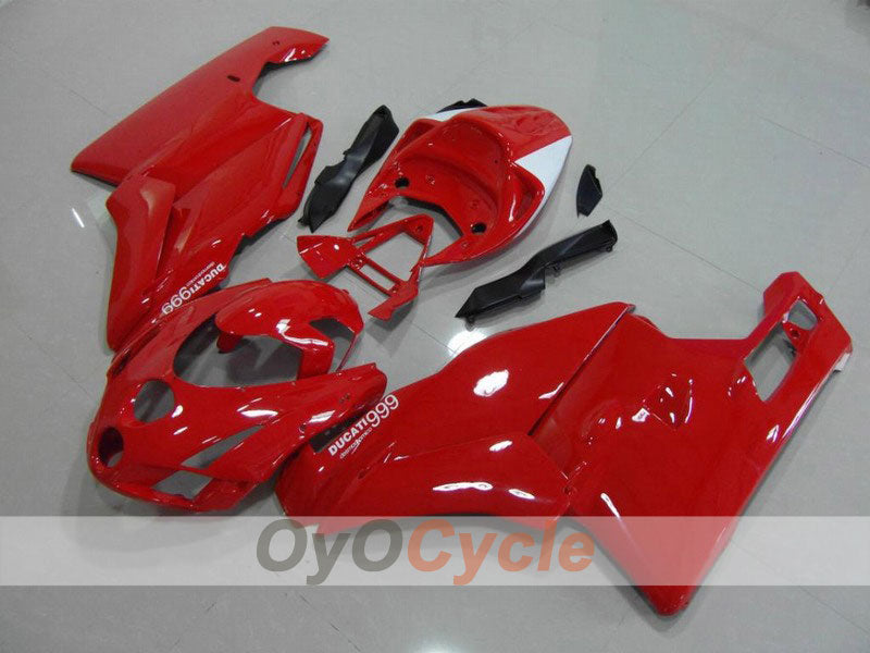 Kit de carénage à injection pour Ducati 999 03-04 - Rouge, Noir - Style usine #OYO87902358 Image principale du produit
