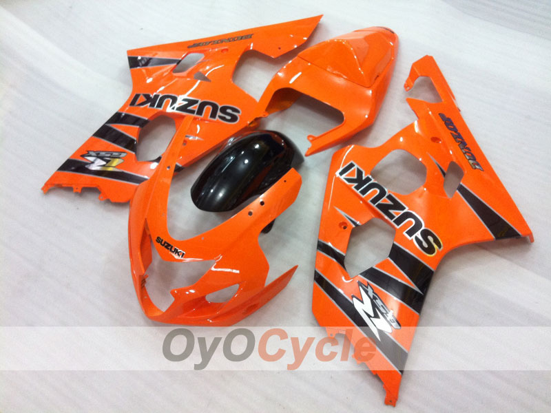 Kit de carénage à injection pour GSXR600 04-05 - Orange, Noir - Style usine #OYO87901207 Image secondaire du produit