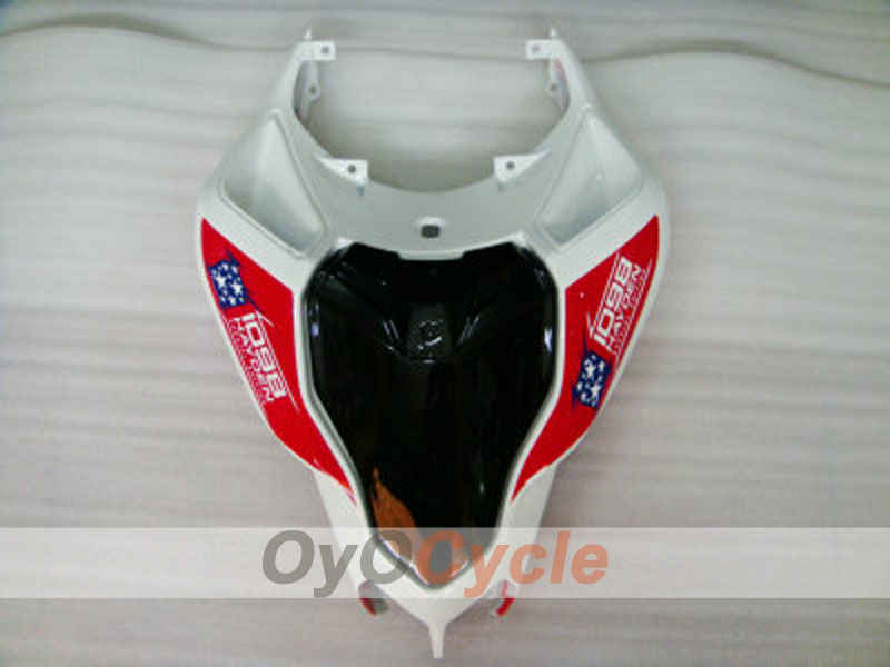 Kit de carénage à injection pour Ducati 848 08-13 - Rouge, Blanc - Style d’origine #OYO87902177