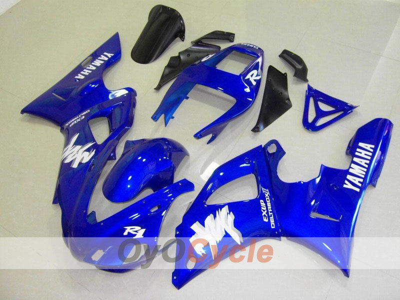 Kit de carénages moulés par injection pour YZF-R1 98-99 - Bleu, blanc - Style d'origine #OYO87900750 Image principale du produit