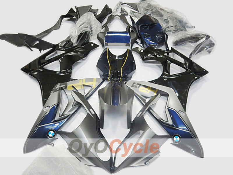 Kit de carénage moulé par injection pour BMW S1000RR 09-14 - Bleu, noir, gris - HM Plant #OYO87904686 Image principale du produit