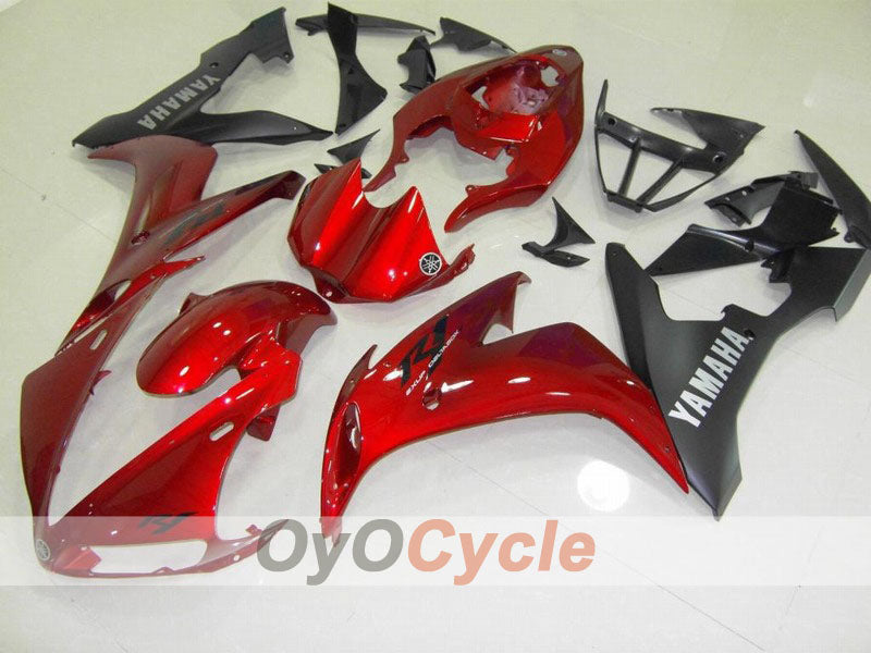 Kit de carénage moulé par injection pour YZF-R1 04-06 - Rouge, Noir, Mat - Style usine #OYO87900836 Image principale du produit
