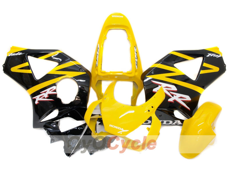 Kit de carénages moulés par injection pour CBR900RR 954 de 02-03 - Jaune, noir - Fireblade #OYO87902709 Image principale du produit