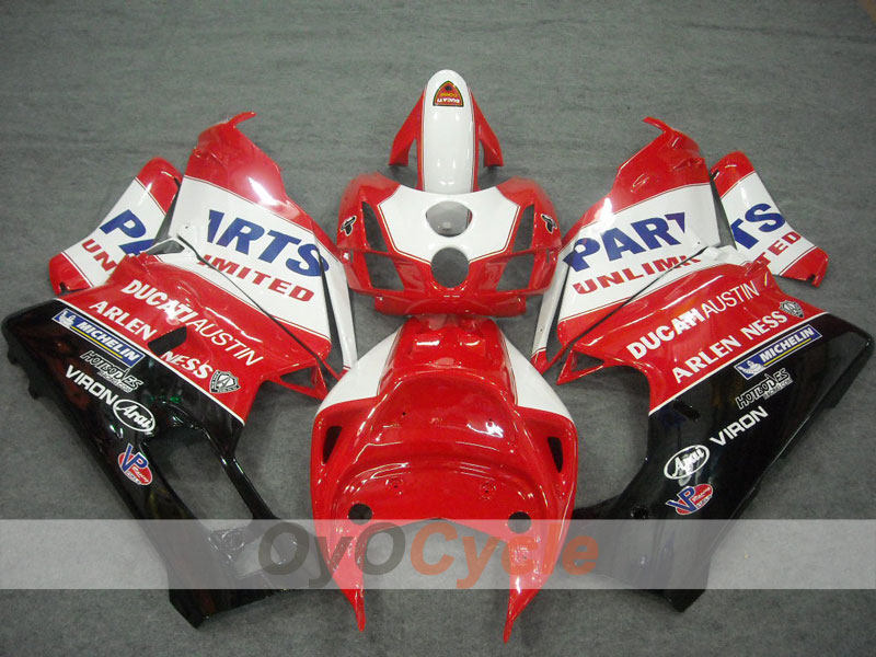 Kit de carénage à injection pour Ducati 999 03-04 - Rouge, Blanc - Style usine #OYO87902357 Image principale du produit