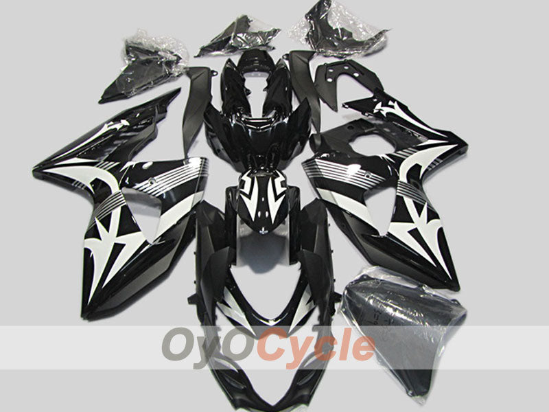 Kit de carénage à injection pour GSX R1000 09-16 - Blanc, Noir - Autres #OYO87904705