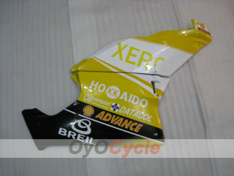 Kit de carénage injecté pour Ducati 999 05-06 - Jaune, Blanc - Xerox #OYO87902380