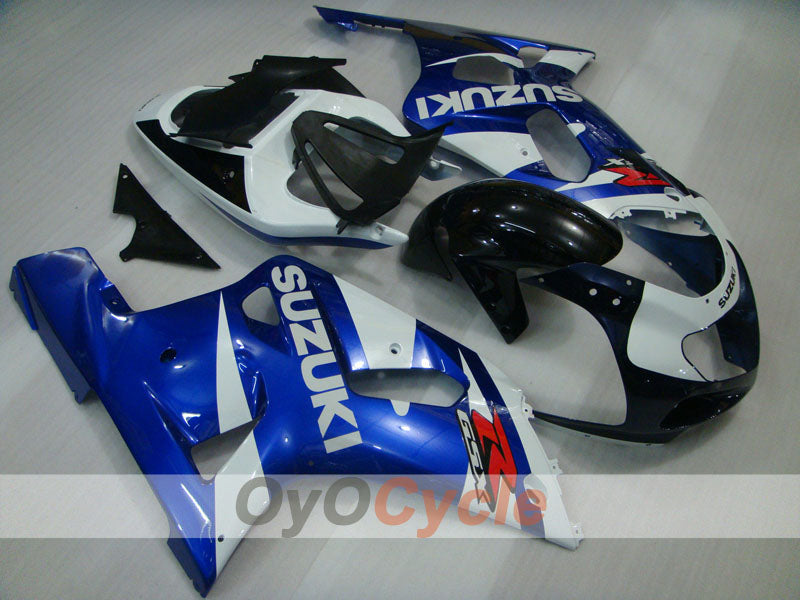 Kit de carénage à injection pour GSX R750 00-03 - Bleu, noir - Style d'usine #OYO87905144 Image principale du produit