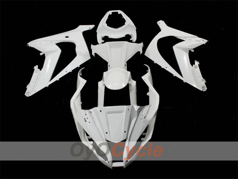 Kit de carénage injecté non peint pour NINJA ZX-10R 11-15 - blanc - style usine #OYO87902470