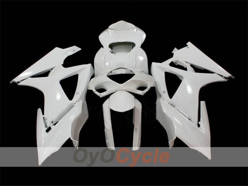 Kit de carénages injectés non peints pour GSX R1000 07-08 - Blanc - Style d'origine #OYO87902483