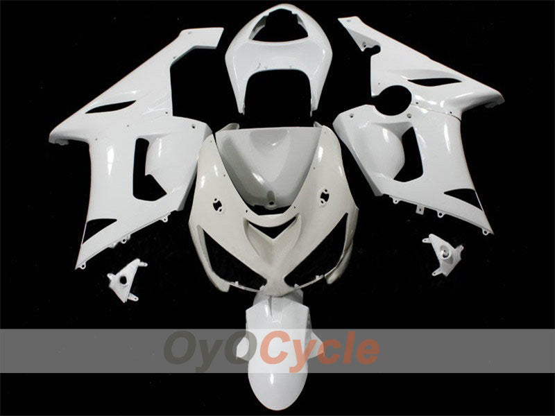 Kit de carénage injecté non peint pour NINJA ZX-6R 05-06 - blanc - style usine #OYO87902471