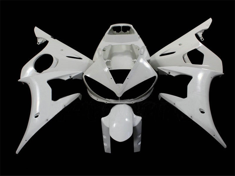 Kit de carénage injecté non peint pour YZF-R6 05 - Blanc - Style usine #OYO87902618