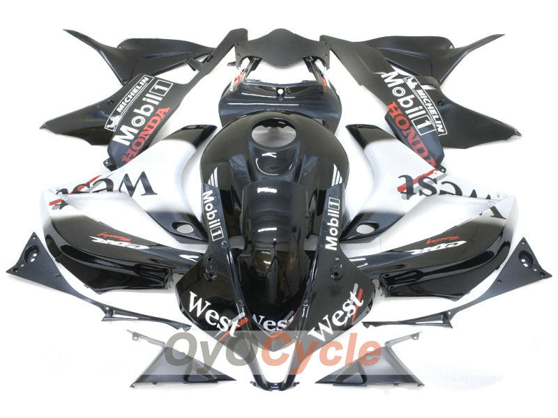 Kit de carénage à injection pour CBR600RR 07-08 - Blanc, Noir - West #OYO87900439 Image principale du produit