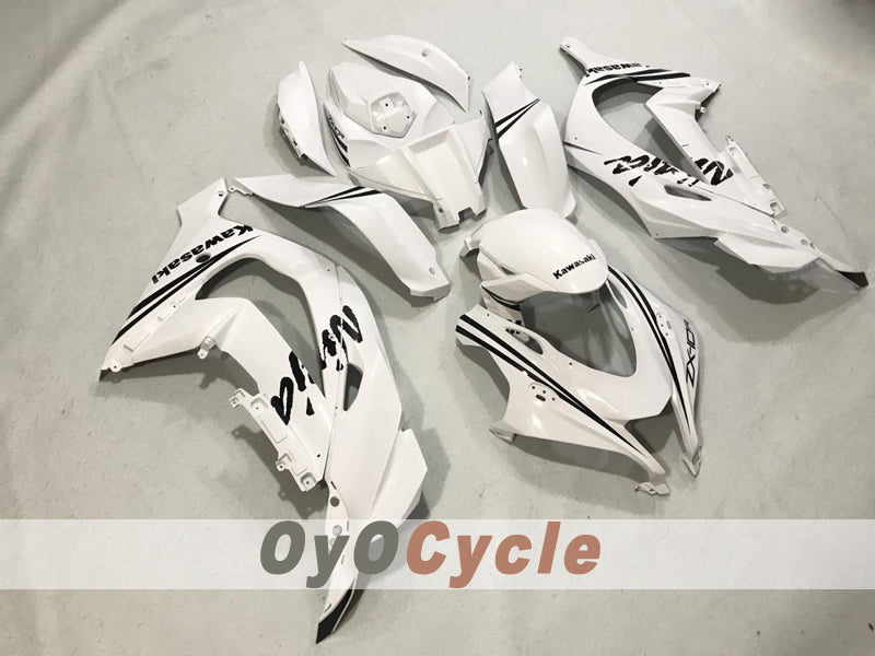 Kit de carénage à injection pour NINJA ZX-10R 16-20 - Blanc - Style d'origine #OYO87914606