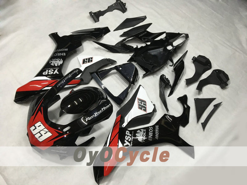 Kit de carénage injecté pour YZF-R1 15-19 - Rouge, Noir - Autres #OYO87914642