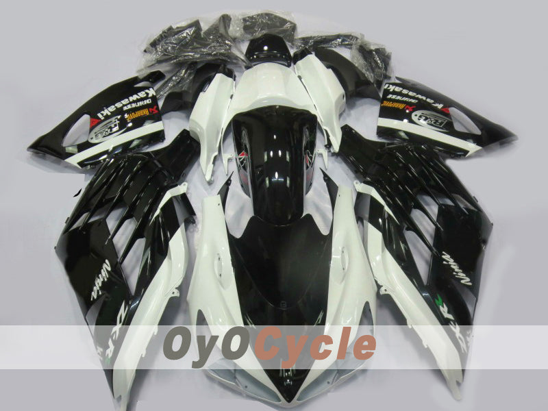 Kit de carénage injecté pour NINJA ZX-14R 12-25 - Blanc, Noir - Style usine #OYO87914620 Image principale du produit