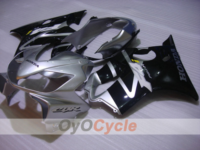 Kit de carénage à injection pour CBR600F4i 04-07 - Noir, Argent - Style usine #OYO87900205 Image principale du produit