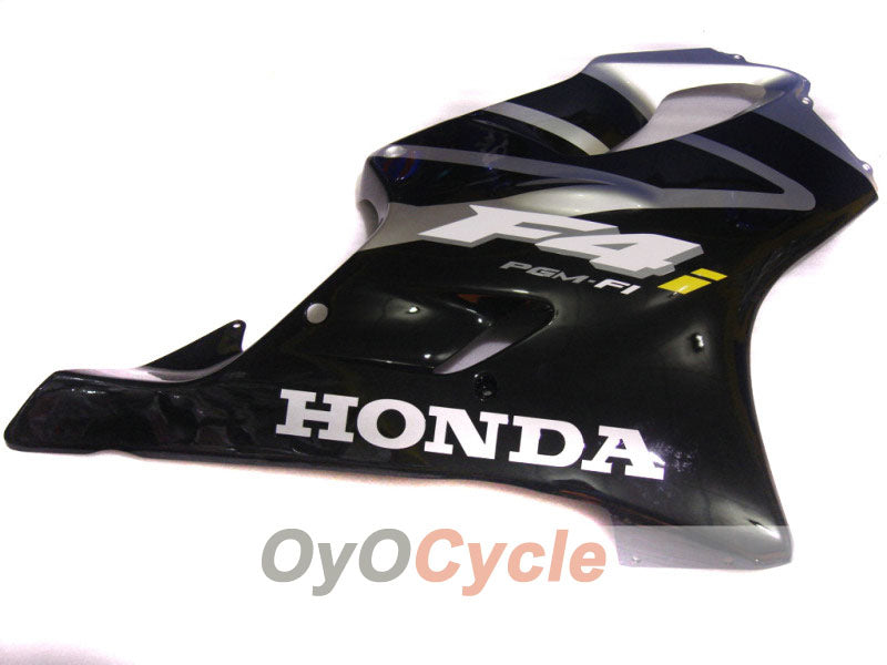 Kit de carénage à injection pour CBR600F4i 04-07 - Noir, Argent - Style usine #OYO87900205 Image secondaire du produit