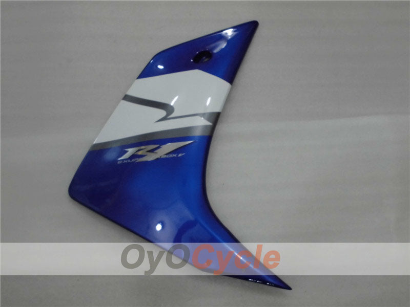 Kit de carénage injecté pour YZF-R1 07-08 - Bleu, Blanc - Style d’origine #OYO87900865