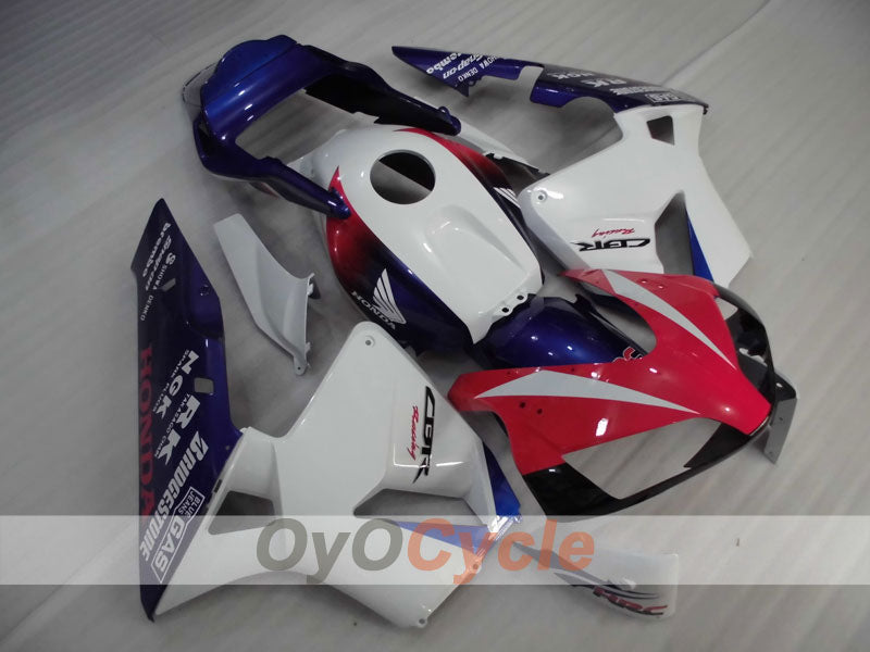 Kit de carénage à injection pour CBR600RR 03-04 - Bleu, Blanc - Style d'origine #OYO87902560 Image principale du produit