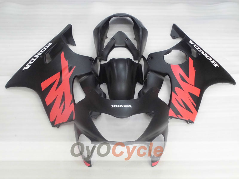 Kit de carénage à injection pour CBR600F4 99-00 - Rouge, noir, mat - Style d'origine #OYO87900117 Image secondaire du produit