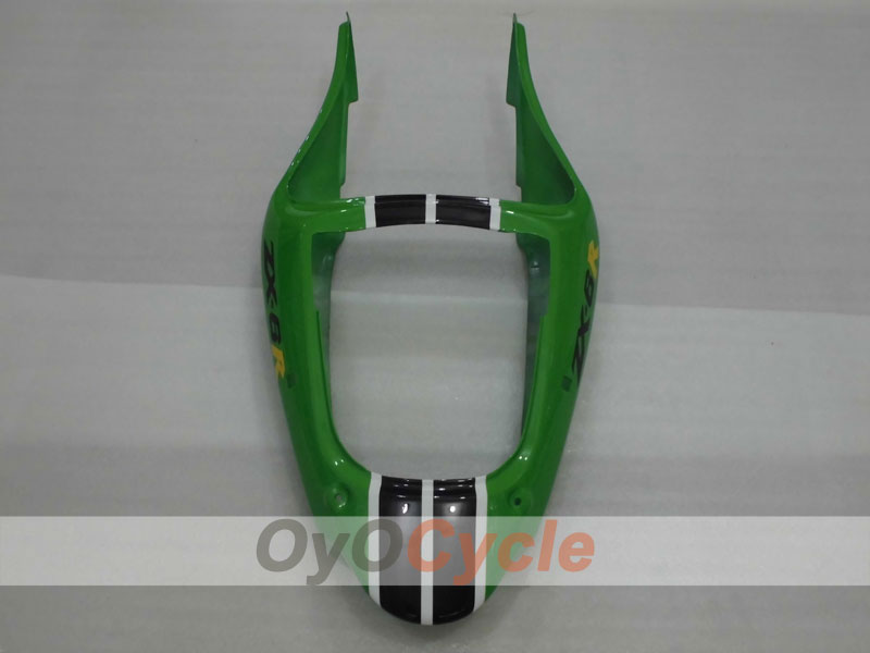 Kit de carénage injecté pour NINJA ZX-6R 00-02 - Vert, noir - Nakano #OYO87901730