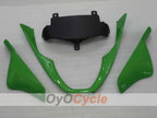 Kit de carénage injecté pour NINJA ZX-6R 00-02 - Vert, noir - Nakano #OYO87901730