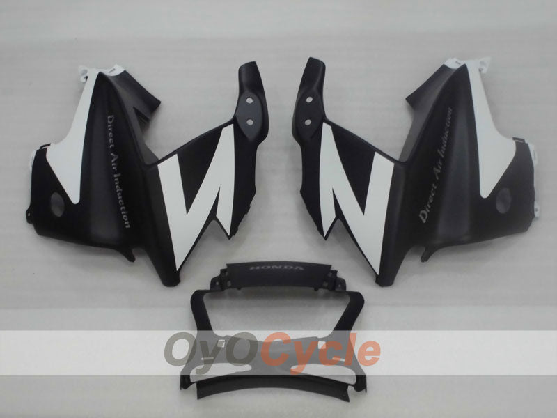 Kit de carénages injectés pour CBR600F3 97-98 - Blanc, noir, mat - Style usine #OYO87900062