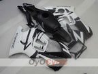 Kit de carénages injectés pour CBR600F3 97-98 - Blanc, noir, mat - Style usine #OYO87900062
