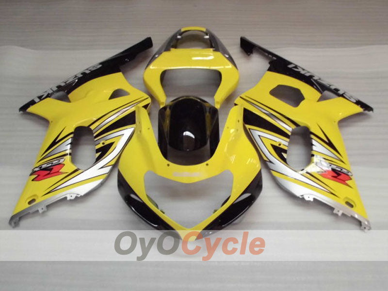 Kit de carénage à injection pour GSX R750 00-03 - Jaune, noir - Style d'usine #OYO87905149 Image secondaire du produit