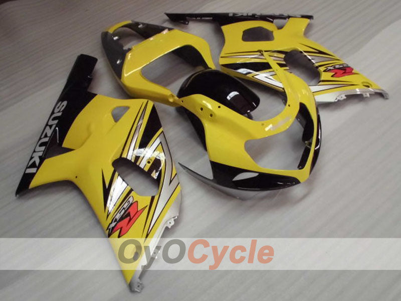 Kit de carénage à injection pour GSX R1000 00-02 - Jaune, noir - Style d'usine #OYO87905195