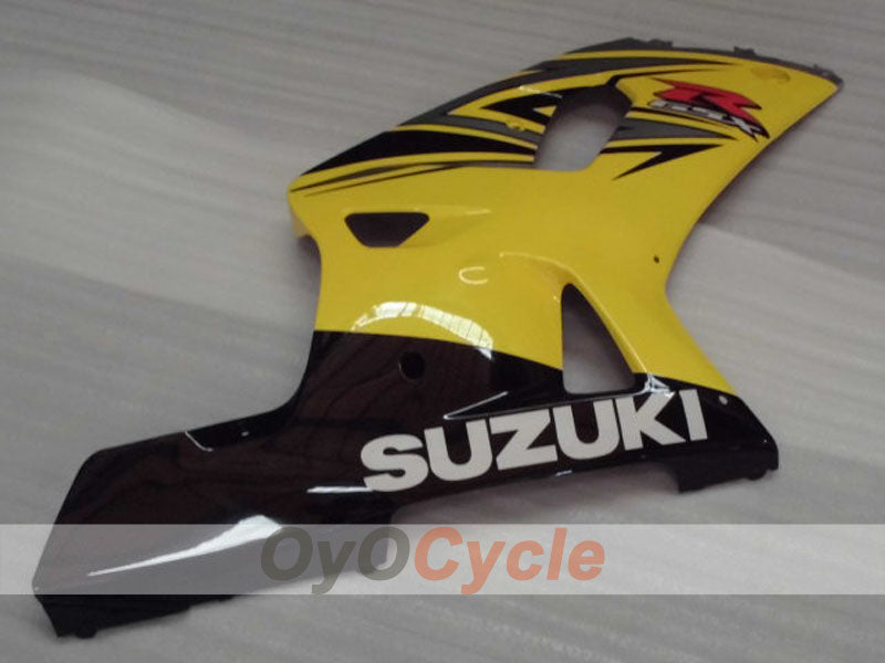 Kit de carénage à injection pour GSX R1000 00-02 - Jaune, noir - Style d'usine #OYO87905195