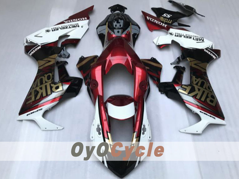 Kit de carénages à injection pour CBR1000RR 17-19 - Rouge vin, blanc - Autres #OYO87914586