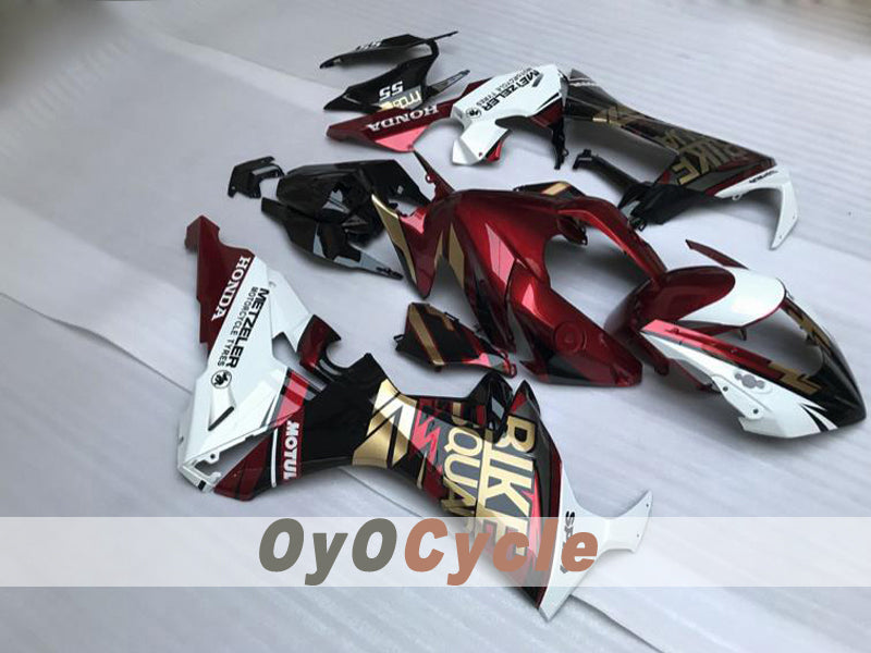 Kit de carénages à injection pour CBR1000RR 17-19 - Rouge vin, blanc - Autres #OYO87914586