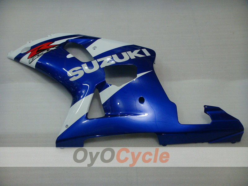 Kit de carénage à injection pour GSX R600 01-03 - Bleu, noir - Style usine #OYO87905089