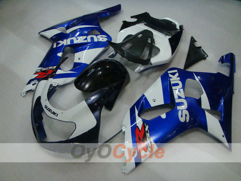 Kit de carénage à injection pour GSX R750 00-03 - Bleu, noir - Style d'usine #OYO87905144 Image secondaire du produit