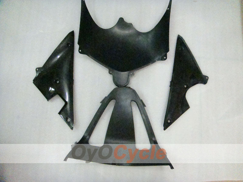 Kit de carénage à injection pour GSX R600 01-03 - Blanc, noir, argent - Style d'origine #OYO87905104
