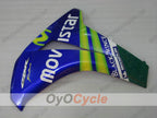 Kit de carénage injecté pour CBR1000RR 08-11 - Jaune, Bleu - Movistar #OYO87900701