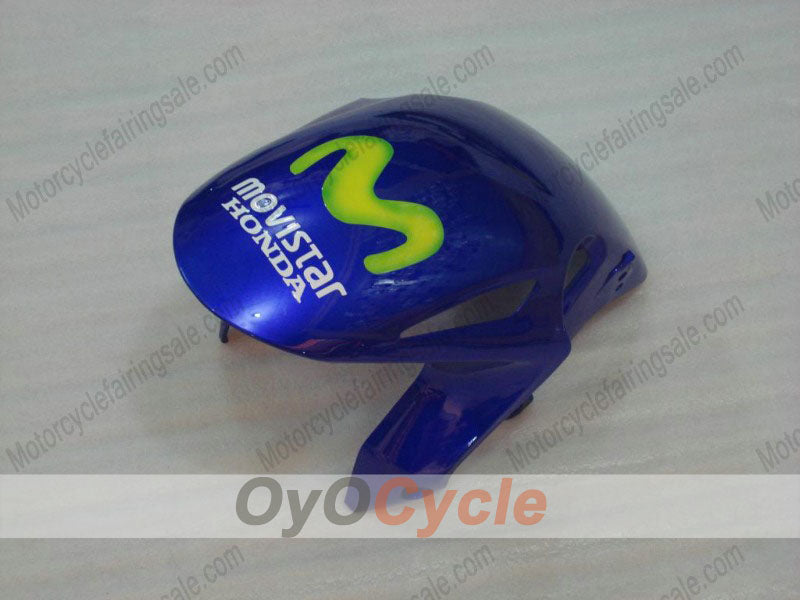 Kit de carénage injecté pour CBR1000RR 08-11 - Jaune, Bleu - Movistar #OYO87900701
