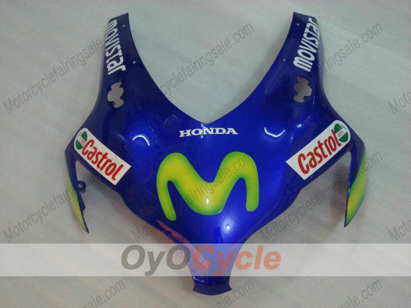 Kit de carénage injecté pour CBR1000RR 08-11 - Jaune, Bleu - Movistar #OYO87900701