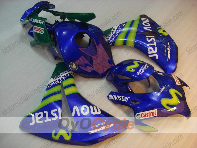 Kit de carénage injecté pour CBR1000RR 08-11 - Jaune, Bleu - Movistar #OYO87900701