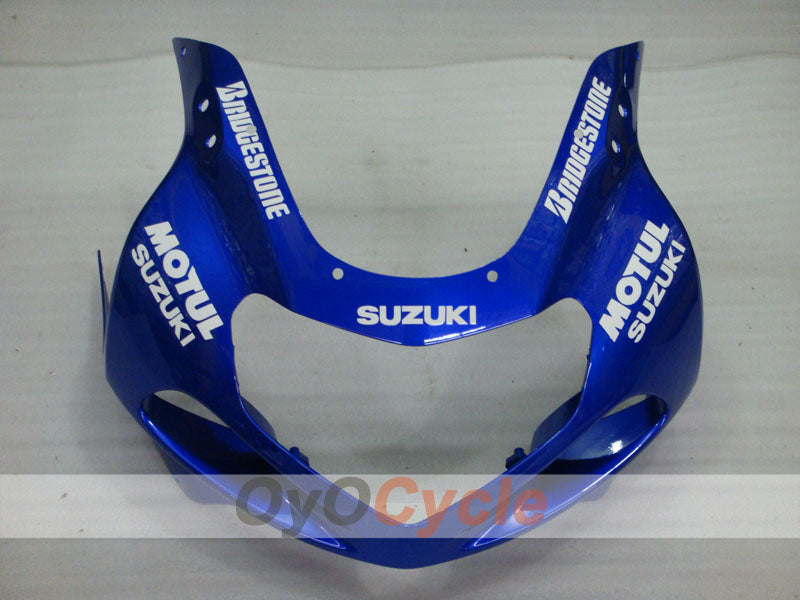 Kit de carénage à injection pour GSX R750 00-03 - Bleu, blanc - MOTUL #OYO87905142