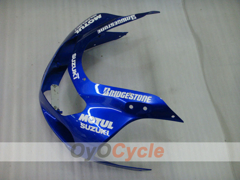 Kit de carénage à injection pour GSX R750 00-03 - Bleu, blanc - MOTUL #OYO87905142
