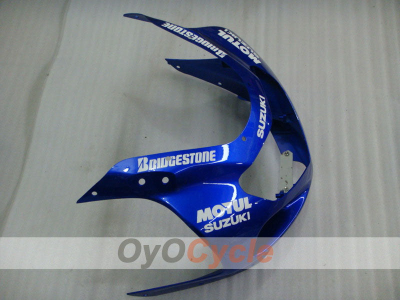 Kit de carénage à injection pour GSX R750 00-03 - Bleu, blanc - MOTUL #OYO87905142